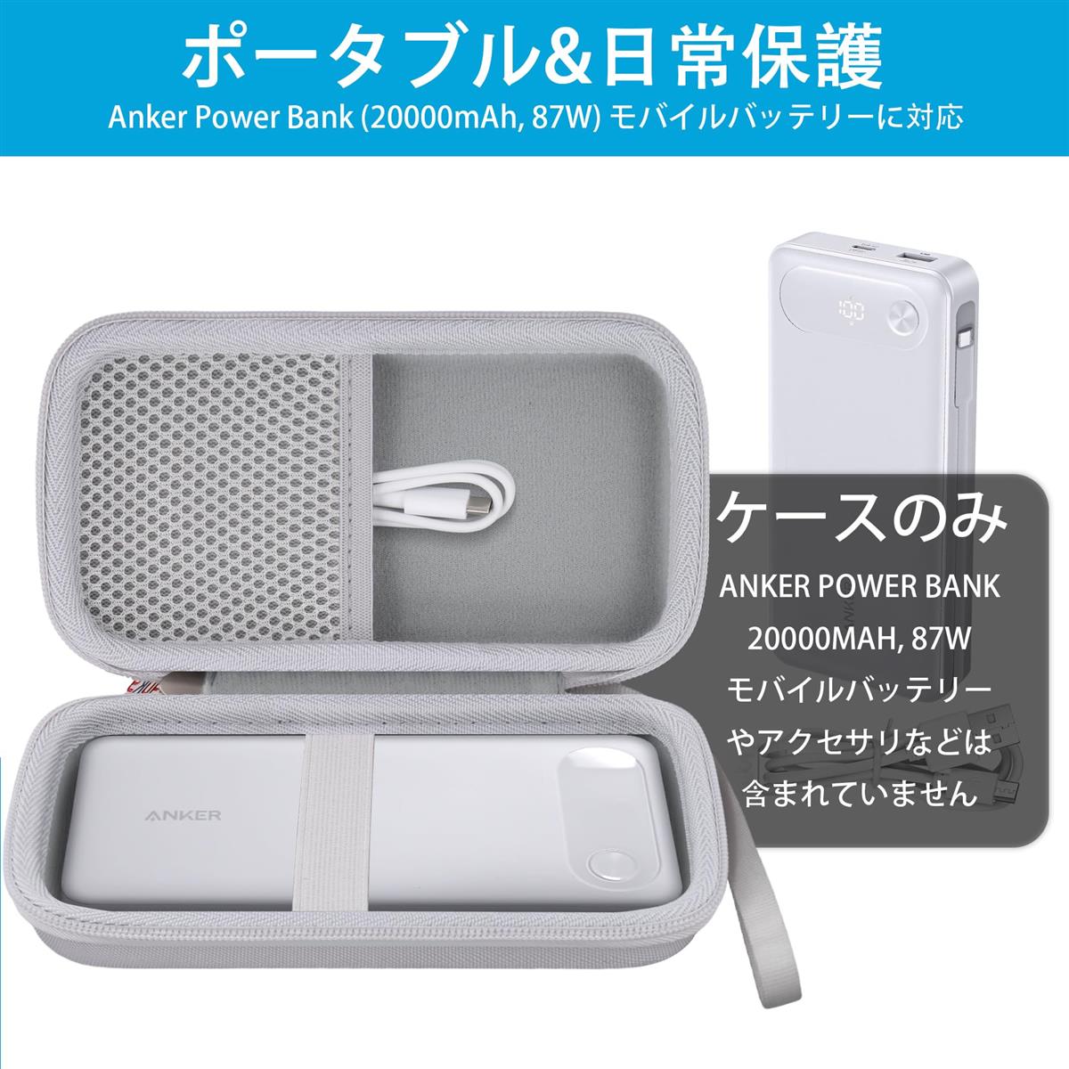 (ケースのみ)Ank er Power Ban...の紹介画像2