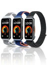 aceyoon 替えバンド for Huawei Band 9 / 9NFC 8 / 8NFC 用 3色セット 交換バンド ファーウェイ バンド 9 / 8に対応 for Huawei Band 9交換ストラップ ナイロン素材 速乾 軽量 快適なフィット 調整可能 交換ベルト Nylon Sport Band Compatible with Huawei Band 9 / 9NFC 8