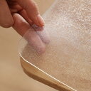 Yiwbj テーブルクロス エンボス加工 透明 50x100cm 厚さ1.5mm PVC製 テーブルマット つや消し 長方形 デスクマット 無臭 ビニール 気泡なし 矩形 テーブルカバー 防水 汚れ防止 撥水加工 (エンボス加工 厚さ1.5mm, 50*100cm)