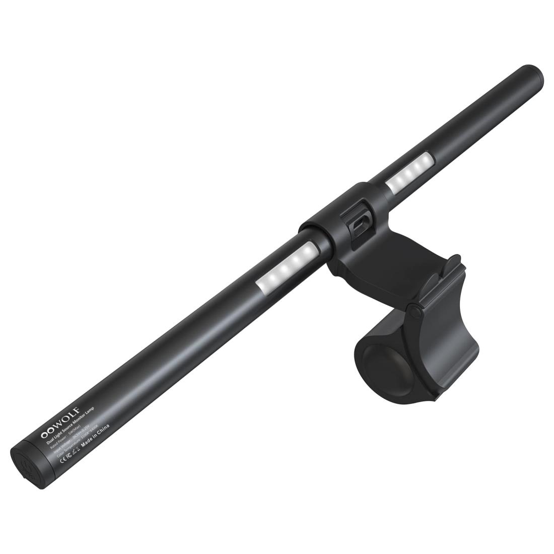 OOWOLF モニターライト バー 41cm PCデスクライト 背面ライト付き モニター掛け式ライト 演色性CRI95+ ..