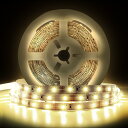 LEDテープライト ストリップ ライト イルミネーションライト 無段階調光 led テープライト 電球色 非防水 人感 明暗 センサー付き 間接照明 正面発光 ...