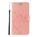 らくらくスマートフォン F-42Aケース手帳型 可愛い花柄 横開きらくらくスマートフォン me F-01L 高級PUレザーケース ストラップ付き F01L F42A スマホケース カードポケット付きFujitsu 富士通 スマートフォン F-42A ケース 財布型 純色 TPU オシャレ蝶柄 スタンドカバー 耐