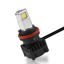 MOTOSTAR バイク用ledヘッドライト HS5 Hi/Lo LEDバルブ 三面発光 6500K AC/DC 12v対応 30W CREE製 取付簡単 冷却ファン付き 放熱性 長寿命