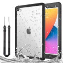 iPad 9 防水ケース ATiC 第9/8/7世代(2021/2020/2019)対応 防水カバー IP68最高規格 完全防水 2021新型 アイパッドカバー10.2インチ 軽量 薄型 ストラップ付き 耐震 防塵 耐衝撃 360度全面保護 安心感 アウトドア 海・水場・プール・お風呂に 水中撮影 雨の日 雪の日対応 適
