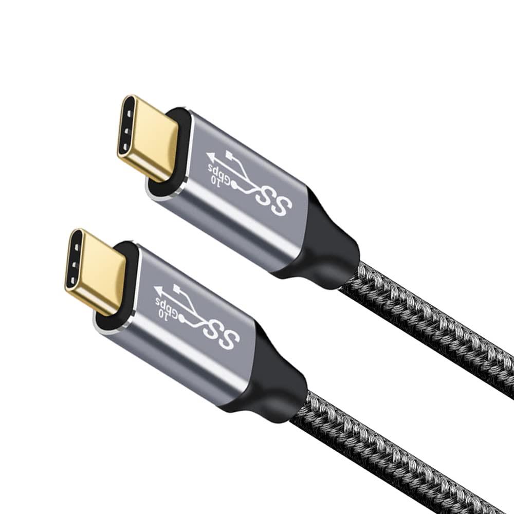 Type C ケーブル 1.5M USB C to Cケーブル USB3.1 Gen2(10Gbps) 100W PD急速充電 4K / 60Hz映像出力 ナイロン編みMacBook、Pad、Surface、Switch、Xperia、Galaxy、Pixel等タイプc機種対応