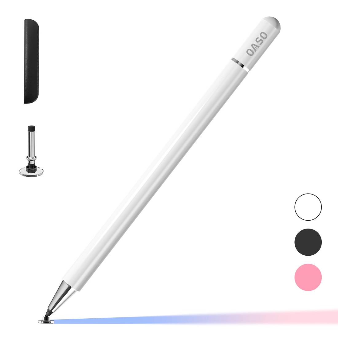 スタイラスOASOタッチペン スタイラスペン 円盤型ペン先 磁気キャップ 高感度 スマートフォン タ