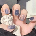 BHIDENAW ネイルチップ 24枚入 ネイルチップ ショート 春夏 ネイルチップ 人気 和風 かわいい シンプル おしゃれ 成人式 入学式 卒業式 結婚式 パーティー できます ネイルシール 花嫁ネイル 光沢 つけ爪 両面テープ ウッドスティック (若々しさ-G18, M)