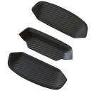 KICARYAJP ドアノブアンダー カバー ジムニー JB64 ジムニーシエラ JB74 3P カーボン柄 ドアノブ周りの保護に 車用室外ドアハンドル ハンドルカバー キズ防止 ドアノブ プロテクター 外装 ドレスアップ カスタム 簡単装着 車種専用