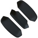 KICARYAJP ドアノブアンダー カバー ジムニー JB64 ジムニーシエラ JB74 3P ブラック ドアノブ周りの保護に 車用室外ドアハンドル ハンドルカバー キズ防止 ドアノブ プロテクター 外装 ドレスアップ カスタム 簡単装着 車種専用