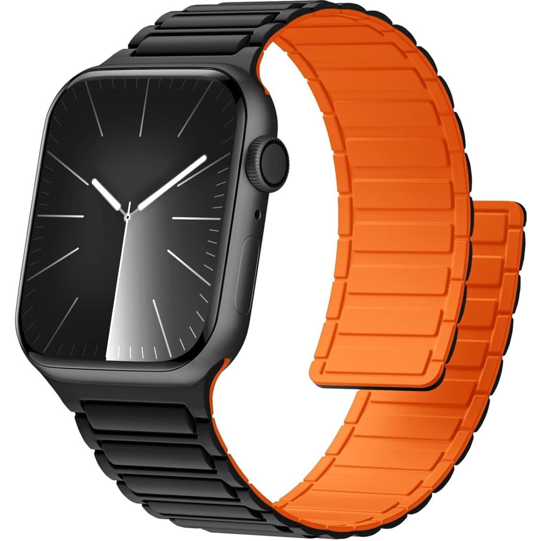 GAGULA for Apple Watch バンド シリコン マグネット 簡単装着 41mm/40mm/38mm アップルウォッチ ベルト Series Ultra2/Ultra/9/8/7/6/SE/SE2/5/4/3/2/1 防水 通気性 汗に強い