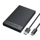 SAN ZANG MASTER 2.5インチ HDD ケース USB 3.1 6Gbps接続 SATA UASP対応 ssd ケース 2.5インチ 工具不要 HDD外付けケース 簡単着脱 ハードディスクケース9.5mm/7mm HDD/SSD対応 2.5インチ ssd ケース Mac OS/Windows/Linux等に対応 【USB C-USB A ケーブル付き】ブラック