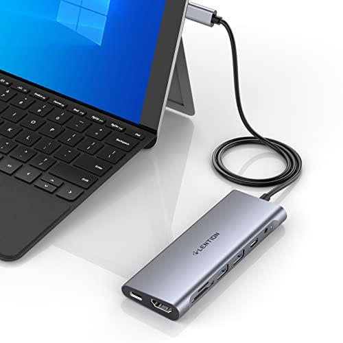 LENTION USB C ϥ ֥Ĺ1m 8in1 CB-C37 4K HDMI PD 100W Micro SD/SD ...