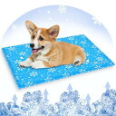 Angelpet ペットひんやりマット犬 猫 夏用 クールマット 冷感ジェルマット 暑さ熱中症対策 洗える ペット人間兼用冷却シート 多用途 猫 小中大型犬対応 スノーフレーク柄 (M(65*50cm), スノーフレーク柄)(4)