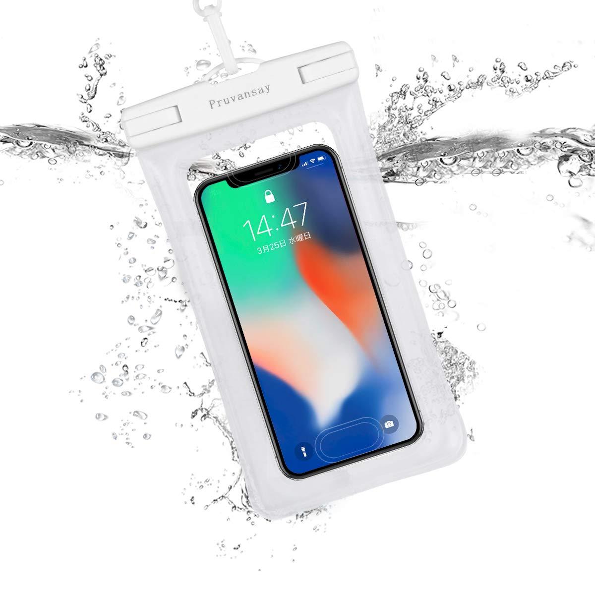 防水ケース【新登場＆指紋認証/Face ID認証対応】スマホ用 IPX8認定防水 360°保護 防水