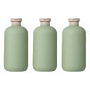 NUOLUX シャンプーボトル 大容量 500ml ソープ 詰め替えボトル トラベル ボトル シャンプー用 シャンプー シャンプー 詰め替え容器 容器 3本セット 浴室 洗面所 旅行 持ち運び 携帯用 おしゃれ 可愛い