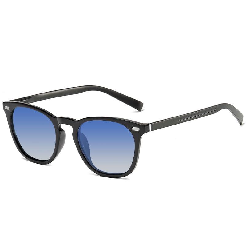 [MAIVARDAY] サングラス メンズ スポーツ レディース 偏光 運転用 ウェリントン型 タイプ 超弾性 TR90素材 超軽量 UV400 カット おしゃれ ファッション sunglasses for men 黒