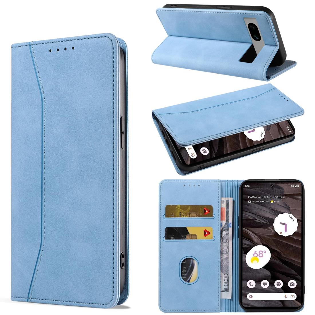 【google pixel 7a ケース 手帳型】KWATUNG グーグルピクセル7a ケース 手帳型 おしゃれ スマホケース グーグルピクセル7a 肌感レザー googlepixel7a ケース 手帳型 内蔵マグネット耐衝撃 カード収納 スタンド機能 グーグル ピクセル 7a ケース 全面保護 googleピクセル7a ケ