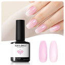 Modelones ジェルネイル シアーカラージェル 単色 透明感ある 15ml UV/LED対応 初心者&プロ適用 ポリッシュタイプ セルフネイル 桜色