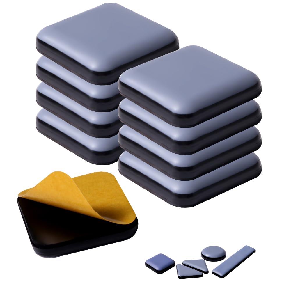 HiCycle2家具スライダー 重量用 4つ形の家具移動パッド 移動騒音防止 家具足保護 ベッドテーブル重物適..