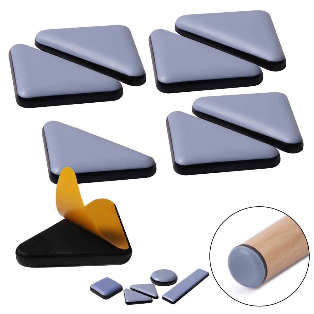 HiCycle2家具スライダー 重量用 4つ形の家具移動パッド 移動騒音防止 家具足保護 ベッドテーブル重物適..