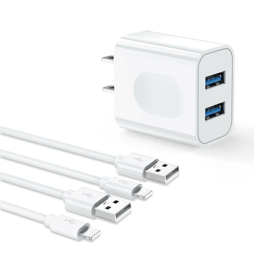 USB 充電器 2ポート 12W iPhone 充電器 iPhone 充電ケーブル 1M 2本 【PSE認証済み/急速】 iPad 充電器ケーブル スマホ充電器 急速充 電器 ACアダプター 携帯あいふぉん 高速充電 器 軽量 コンパクト 海外対応 iPhone/iPad/Android 等のUSB機器対応 USB 充電器 2ポート 12W iPhone 充電器 iPhone 充電ケーブル 1M 2本 【PSE認証済み/急速】 iPad 充電器ケーブル スマホ充電器 急速充 電器 ACアダプター 携帯あいふぉん 高速充電 器 軽量 コンパクト 海外対応 iPhone/iPad/Android 等のUSB機器対応