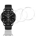 【3枚セット】 用 Xiaomi Watch S3 ガラスフィルム Xiaomi Watch S3 フィルム 【 日本硝子素材 9H強度 】 対応 Xiaomi Watch S3 保護フィルム 強化ガラス 高透過率 3D Touch対応 厚さ0.26 超薄型 飛散防止 高感度 耐衝撃 指紋・汚れ防止 ゼロ気泡 簡単貼り付け
