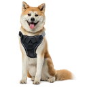 AUROTH 犬用ハーネス 中型犬用、犬用ベストハーネス 中型犬用、中型犬用ハーネス、中型犬用引っ張らない犬用ハーネス ハンドル付き