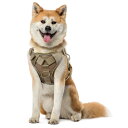 AUROTH 犬用ハーネス 中型犬用、犬用ベストハーネス 中型犬用、中型犬用ハーネス、中型犬用引っ張らない犬用ハーネス ハンドル付き