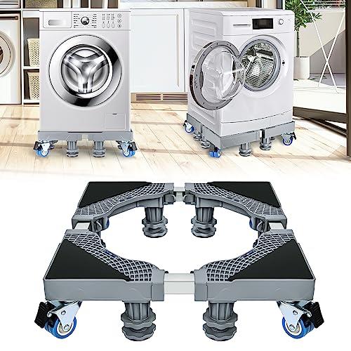 洗濯機 台 キャスター付き 洗濯パン 冷蔵庫 台 洗濯機 嵩上げ 置き台 昇降可能 ドラム式洗濯乾燥