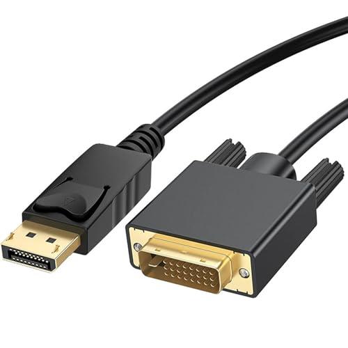 楽天PS-DirectDisplayPort→DVI変換ケーブル DP to DVI24+1変換ケーブル 1080P 1.8m ブラック 互換デスクトップパソコン テレビ ノートパソコンなど