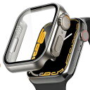 【2024強化版】AMAPC for Apple Watch ケース 2024 Apple Watch Series 9/Series 8/Series 7 41mm 用 ケース 一体型 apple watch 用 カバー アップルウォッチ ケース 傷防止 耐衝撃 超軽量 PC素材 全面保護 一体型 シリーズ3本体を保護するサイズとしてはぴったりでした チタ(2)
