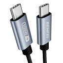 BENFEI 超急速充電 2M USB Type Cケーブル【100W/5A シリコン素材採用ナイロン編組】 E-markerチップ内蔵 データ転送 iPhone 15 /MacBook Pro 2023/iPad Pro 2023/iPad Air 4/Samsung Galaxy S23+/S23等タイプCデバイスに対応 【ビデオ出力非対応】