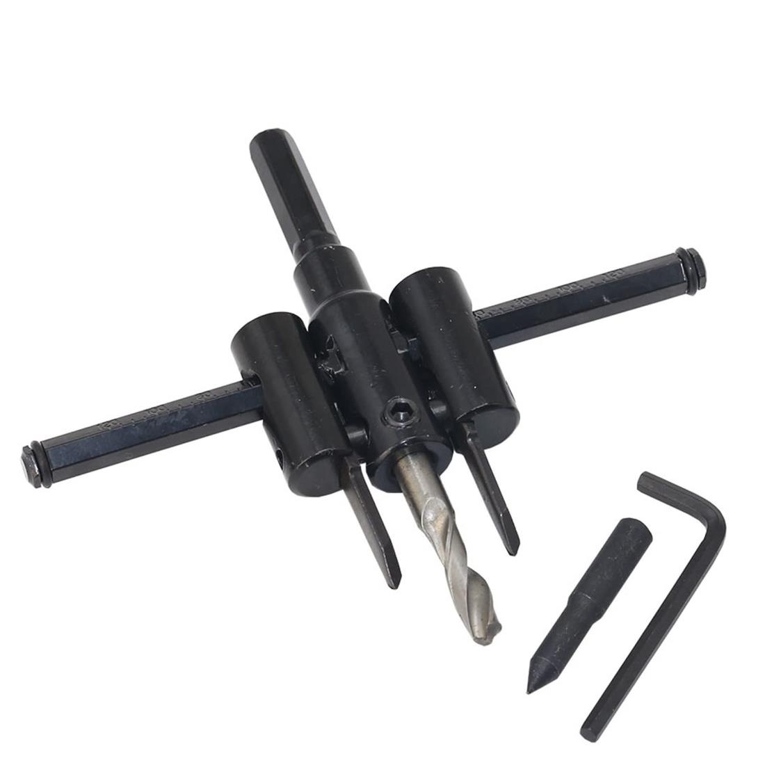 YFFSFDC 自由錐 自在錐 超硬合金 充電ドリル用 金属ウッドサークル穴のこぎりドリルビットカッター 調..