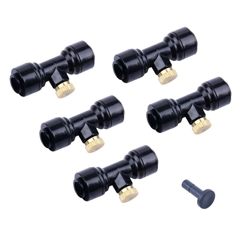 噴霧ノズル ミストノズル 霧吹き 調整可能噴霧スプレー 真鍮製のノズル ガーデニング ホース 噴霧冷却..