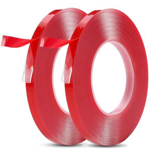 サムコス 強力両面テープ 強力 透明 車用両面テープ アクリル両面テープ 業務用 屋内/屋外両用 多用途 ..