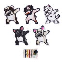 サムコス 刺しゅうパッチ アイロンワッペン 5個入り アニメ動物 ファッション かわいい ファッション 個性 多種多様なデザイン DIY装飾 アクセサリー 衣類...