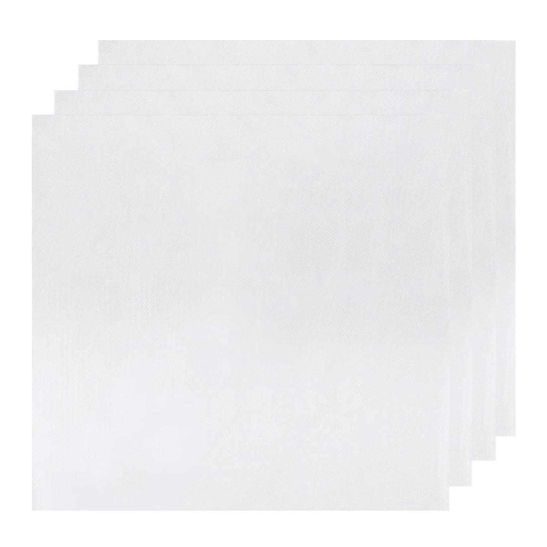 サムコス 刺しゅう用水溶性シート 透明フィルム 水でとける 下絵シート ミシン 手縫い DIY 縫いやすい タオル ニット 使いやすい (4個セット25*26.5cm)