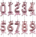 Selinear バースデーキャンドル ナンバーキャンドル 数字 キャンドル ロウソク 数字 0-9 10点セット 高級 ろうそく 誕生日 ろうそく おしゃれィ...