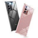 Aunote Galaxy Note20 Ultra ケース クリア 5G 対応 背面ガラス TPUバンパー 薄型 軽量 耐衝撃 レンズ保護 四隅滑り止め ギャラクシーノート20ウルトラケース