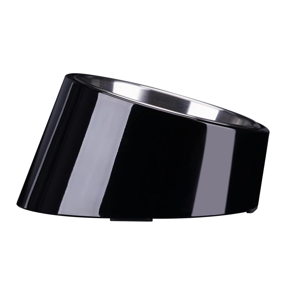 SuperDesign 犬 食器 猫 食器 ペット ボウル ステンレス 給食器 スタンド 傾斜がある 15度 食事をより..