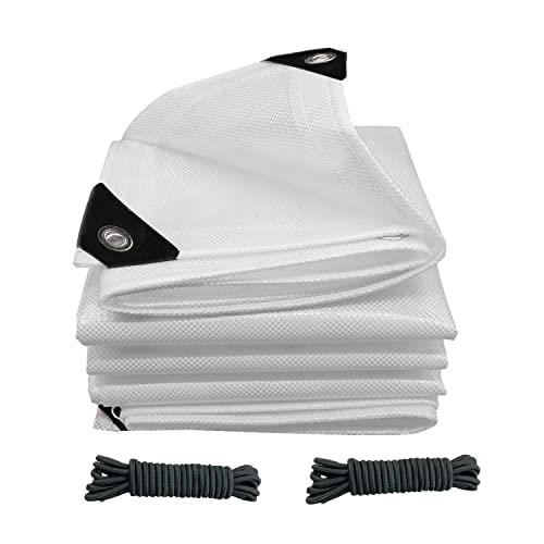 堅塁金物 透湿防水シート 2.8M*2M 透明 防水シート 屋外 屋根 カバー 庭 雨避けシート HDPE製 4.0mm厚..