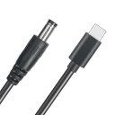 SZSL USB-C PDトリガーケーブル 電源プラグ 3A 充電ケーブル USB Type-C 入力からDC 5.5*2.5 mm電源 PD 急速充電 ケーブル 高耐久 PVCの素材を採用 断線防止 USB C to DC 電源ケーブル (12V 1m)
