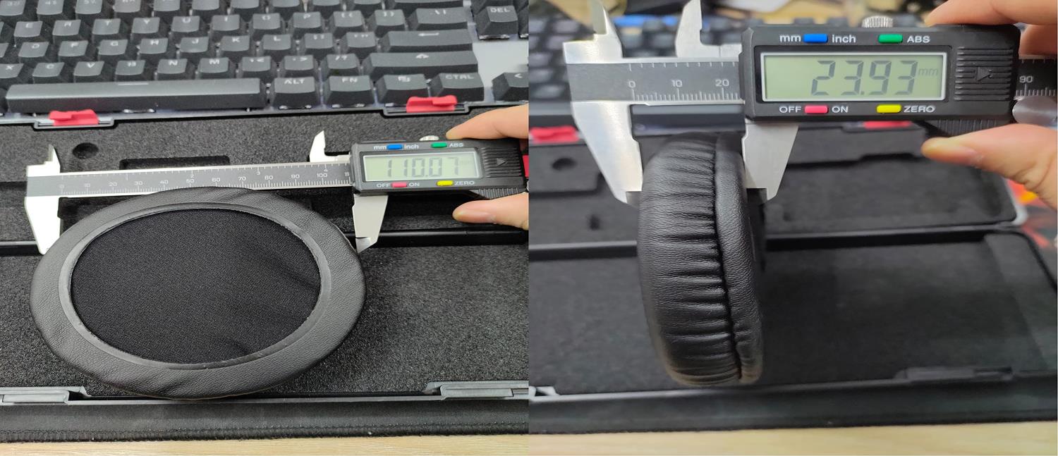 2個入り イヤーパッド イヤークッション 交換用耳パッド 110 MM 対応 2