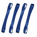 タイダウンストラップ 荷締めベルト 荷物ベルト タイダウンベルト ソフトループ 固定ベルト 多用途 梱包 自転車 バイク 転倒防止 多用途工具 運搬用 4個セット あいいろ