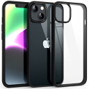 Supdeal iPhone14 ケース クリア 衝撃吸収 耐衝撃 TPU バンパー ケース 2重構造 ハード PC 傷つけ防止 黄変なし 耐久性 レンズ保護 米軍MIL規格取得 透明 アイフォン14 保護カバー 6.1インチ(ブラック)