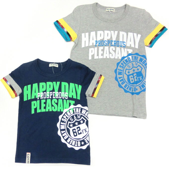 **【SALE】CIRCLE CROSS★袖の切り替えがポイント♪半袖 Tシャツ 《110cm 120cm 130cm 男児 男の子》 2