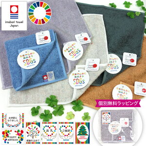 SDGs 今治タオル ハンカチ 今治 ブランド サステナブル アップサイクルシステム エコ 日本製 国産 プレゼント ギフト お礼 ご挨拶 退職 引越し お配り 粗品 エスディージーズ 《 メンズ レディース 25×25cm ラッピング 無料 選べるメッセージシール 》