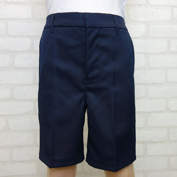 【期間限定セール】制服 パンツ 小学生 紺 無地 スクール 学生服 ハーフパンツ 半...