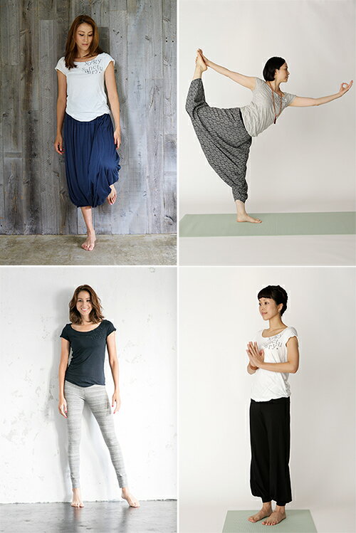 ヨギーサンクチュアリ ヨガウェア トップス airy print scoop neck T 【ヨガウェア トップス Tシャツ レディース ヨガ ピラティス ウェア かわいい トップス yoggy sanctuary】格安セール情報　楽天　通販