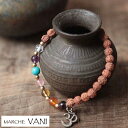 VANI ブレスレット chakra 【vani ヴァニ ブレスレット ヨガ アクセサリー 天然石 ルドラクシャ 瞑想】 母の日 プレゼント 母の日ギフト